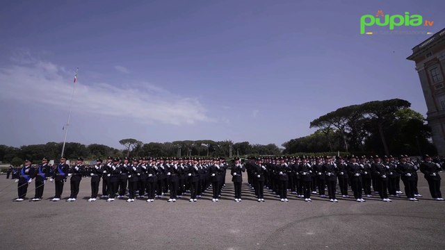 Caserta, le Frecce Tricolori volano sulla Reggia per Giuramento Aeronautica Militare (16.04.25)
