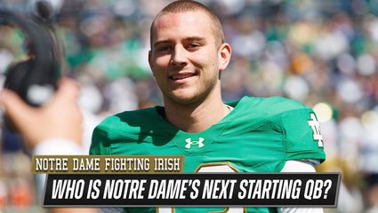 It seems like the Notre Dame QB battle is down to two talented signal callers