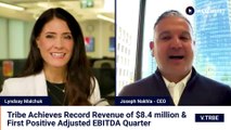 Tribe Achieves Record Revenue of $8.4 million & First Positive Adjusted EBITDA Quarter