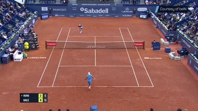 Rune survives first set scare to progress to quarter-finals