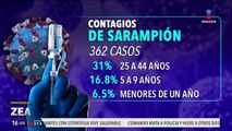 Contagios de sarampión en México: cifras y datos