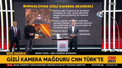 Gizli kamera mağduru Mesut Koza'dan CNN Türk'te açıklamalar