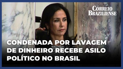 Ex-primeira-dama do Peru chega a Brasília em avião da FAB após pedido de asilo