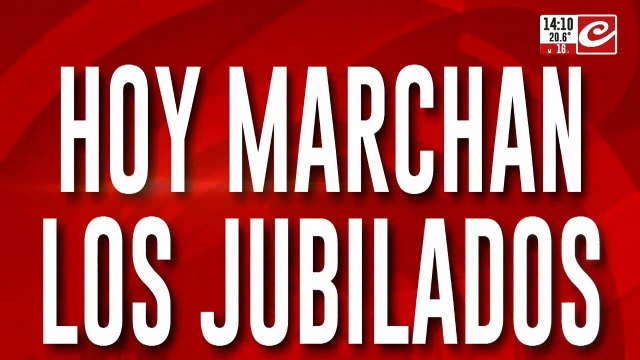 Marchan jubilados: reclaman una mejor mínima y la devolución de los medicamentos