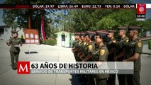 Militares conmemoran 63 años del Servicio de Transportes del Ejército