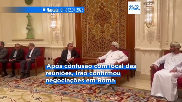 Local das conversações nucleares entre os EUA e o Irão confirmado como Roma após confusão sobre a localização