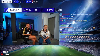 DjMaRiiO reacciona a los goles de Saka y Vinicius