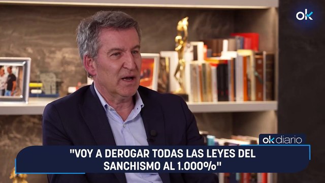 Voy a derogar todas las leyes del sanchismo al 1.000%