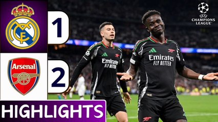 Real Madrid vs Arsenal 1-2 Extended Highlights | Champions League 2025