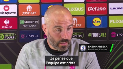 Maresca : "Nous allons dans la bonne direction"