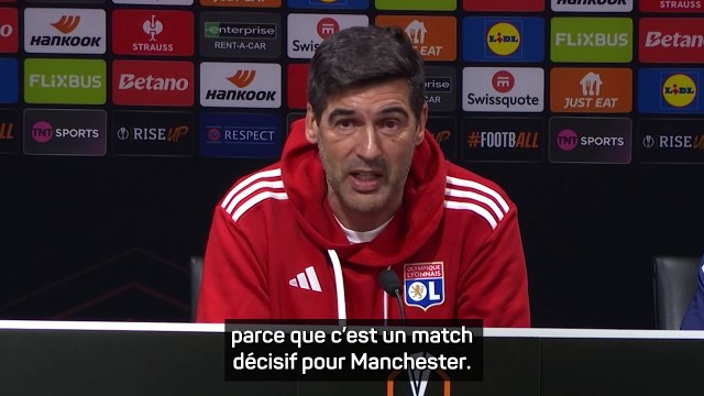 Fonseca : Nous allons jouer face au meilleur Manchester United