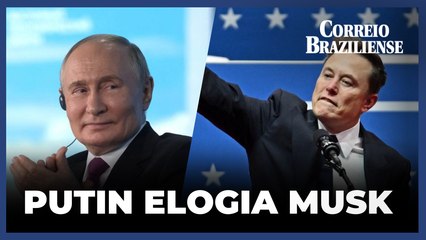 Putin elogia Musk e o compara ao pai do programa espacial soviético