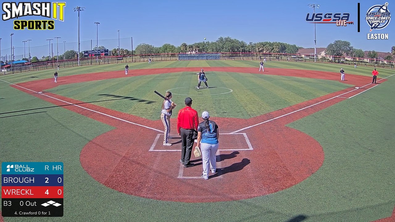Wreckless / Hype Sports VS Broughton Pharm/Red Athlete/Marucci - Sat, Apr 12, 2025 10:20 AM to Sat, 11:30 AM