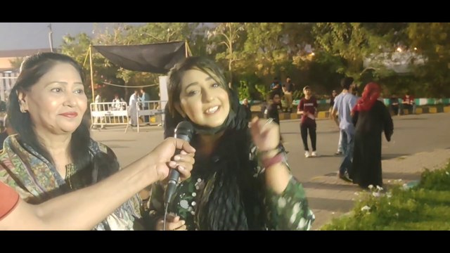 PSL2025 | KK VS LQ | EXPECTATIONS OF WOMEN CRICKET FAN FOR KARACHI KINGS BEFORE THE MATCH AT NATIONAL BANK STADIUM KARACHI ON 15TH APRIL 2025