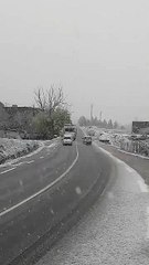 تساقط الثلـــــوج بولاية باتنة.