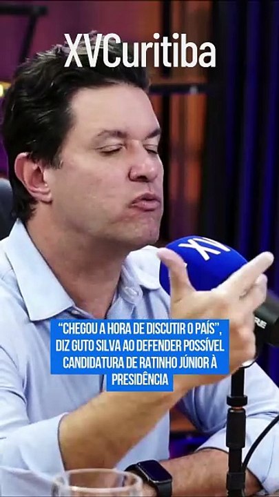 “Chegou a hora de discutir o país”, diz Guto Silva ao defender possível candidatura de Ratinho Júnior à Presidência