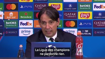 Inter - Inzaghi : "Mes joueurs ont fait des sacrifices"