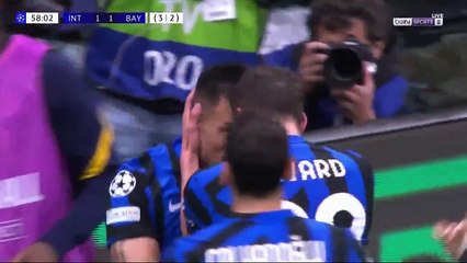 اهداف مباراة بايرن ميونخ وانتر ميلان 2  - 2 دوري ابطال اوروبا