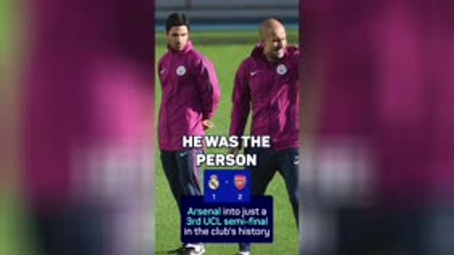 Arteta reveals Guardiola phone call ahead of Real Madrid clash