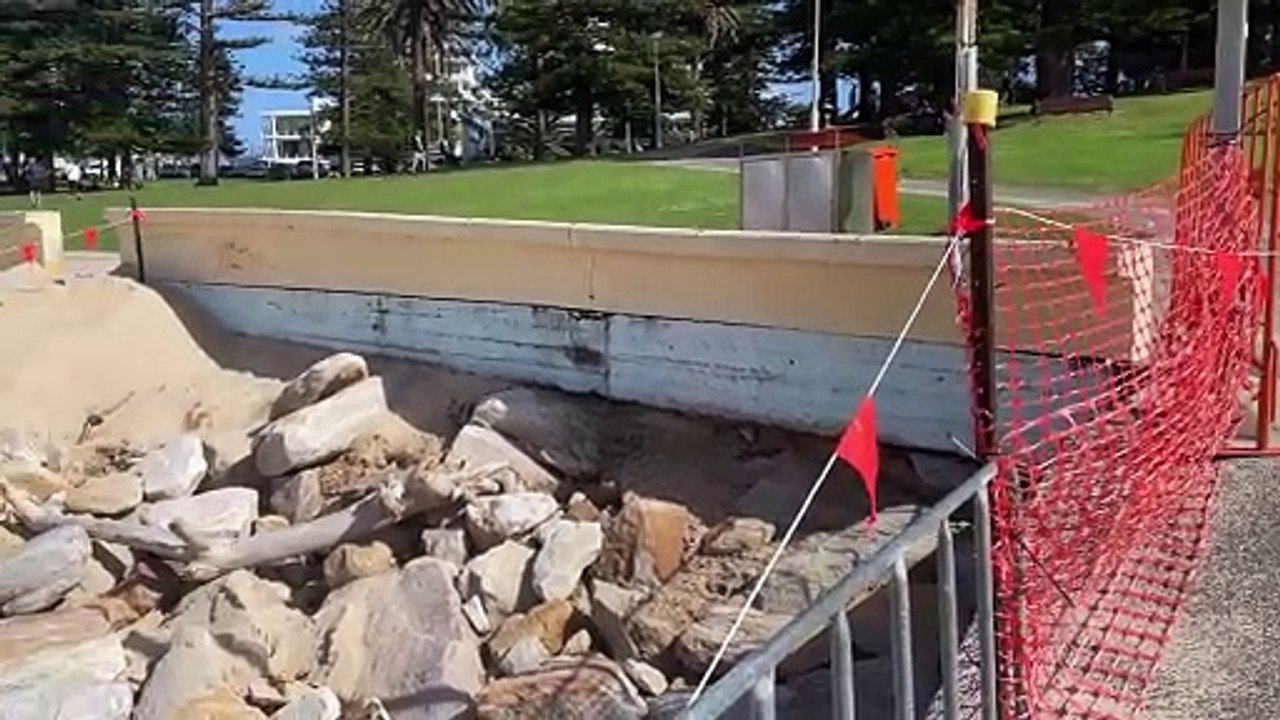 Cronulla beach erosion