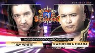 Jay White vs Kazuchika Okada - IWGP HEAVYWEIGHT CHAMPIONSHIP MATCH: NJPW G1 SUPERCARD (4/6/2019)