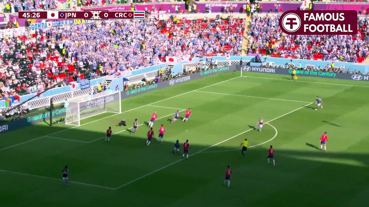 Match Highlights - Japan 0 vs 1 Costa Rica - Matchday 25 - World Cup Qatar 2022 | Famous Football