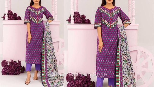 Lawn Dress Stitching and Designing Ideas||Boutique Style Dress Designs||Three Piece Suit Designs