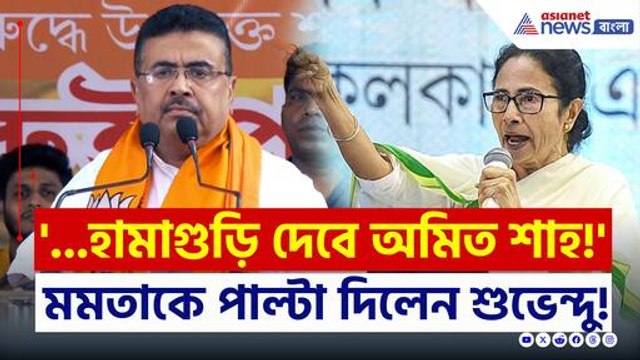 'মোদী চলে গেলে হামাগুড়ি দেবে অমিত শাহ' মমতার এই মন্তব্যের চরম জবাব শুভেন্দুর