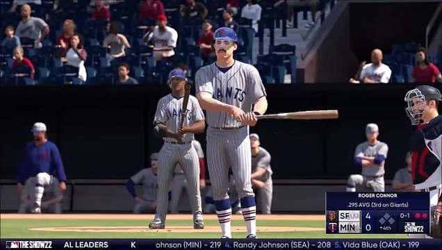 HOFBL Season 2 (8/28): Mays with a grand slam, Goose gets on a roll; Giants @ Twins