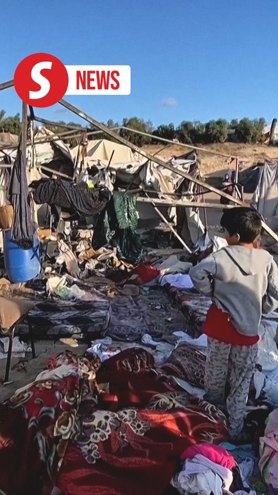 Israeli airstrike on displacement tents kills at least 10 in Gaza's Khan Younis