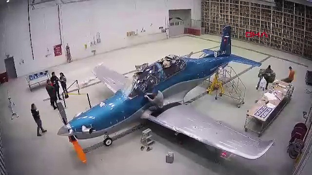 HÜRKUŞ, yeni boyası ve tasarımıyla havada