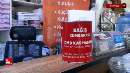 Arnavutköy'de SMA hastası adına bağış kumbarası bırakan dolandırıcı