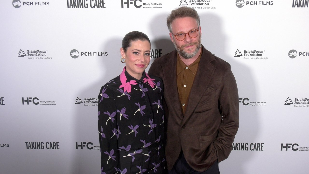 Lauren Miller Rogen and Seth Rogen "Taking Care" Los Angeles Premiere Red Carpet