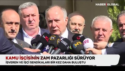 Kamu işçisinin zam pazarlığı sürüyor: İşveren ve işçi sendikaları bir kez daha buluştu