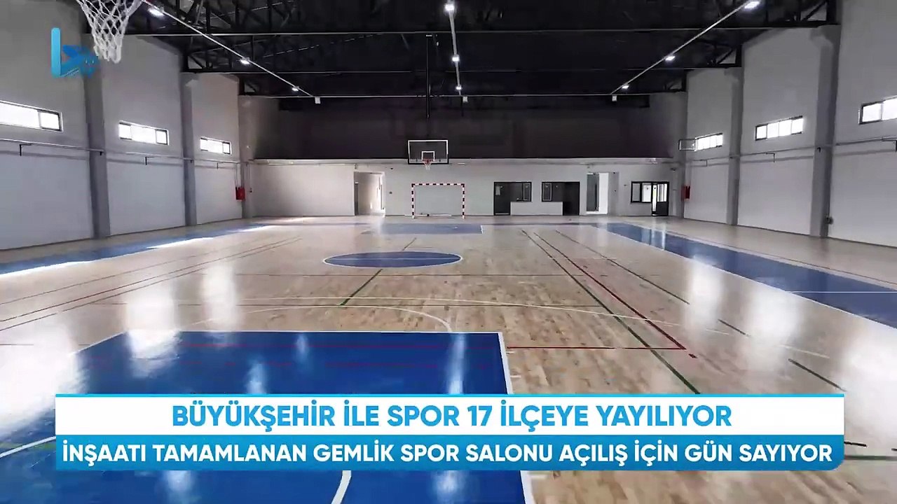 🏗️ Gemlik Spor Salonu tamamlanıyor