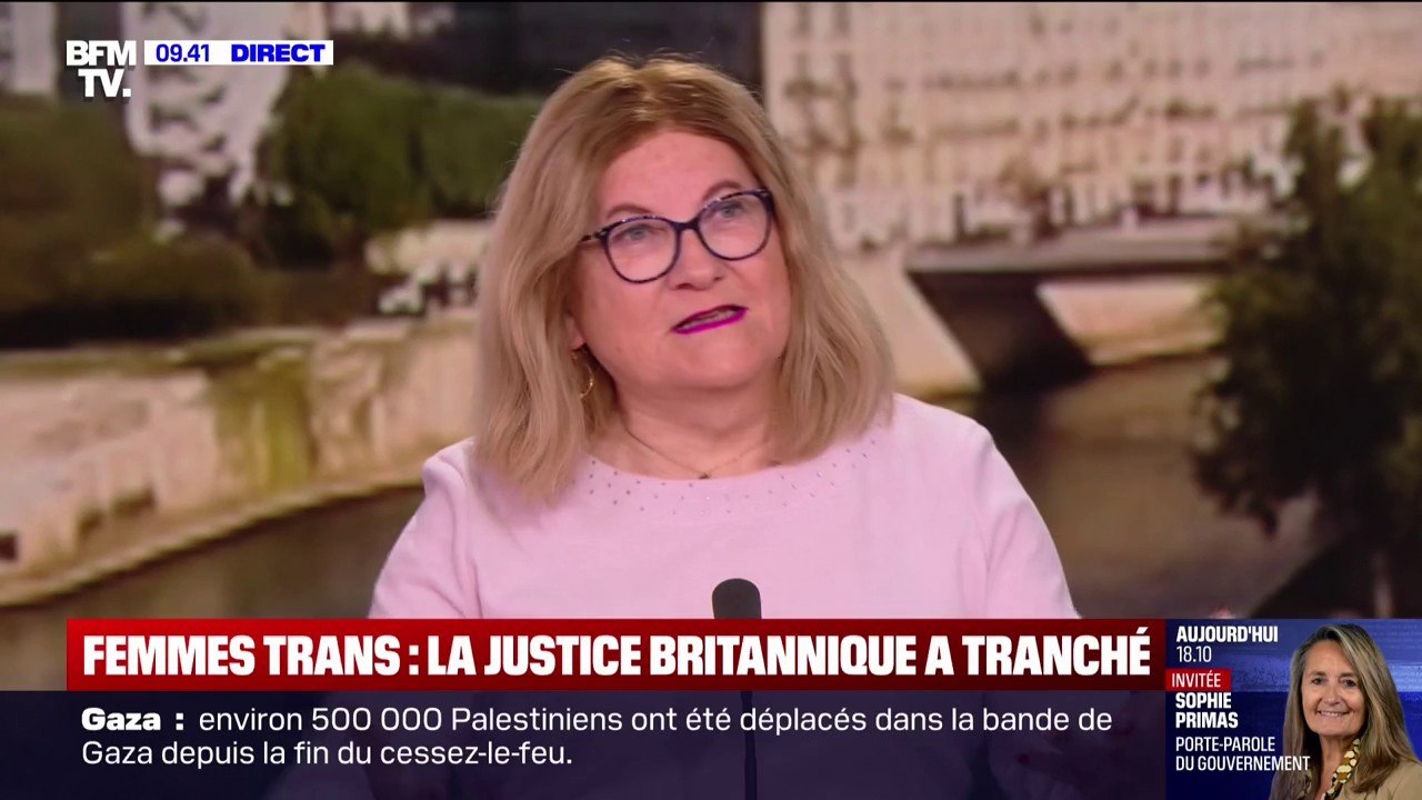 Définition légale d'une femme: "Les femmes transgenres en prennent plein la figure à chaque fois", estime la co-présidente de l'association Trans-Santé