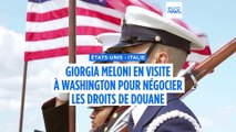 Droits de douane : Meloni à Washington pour un tête-à-tête avec Trump