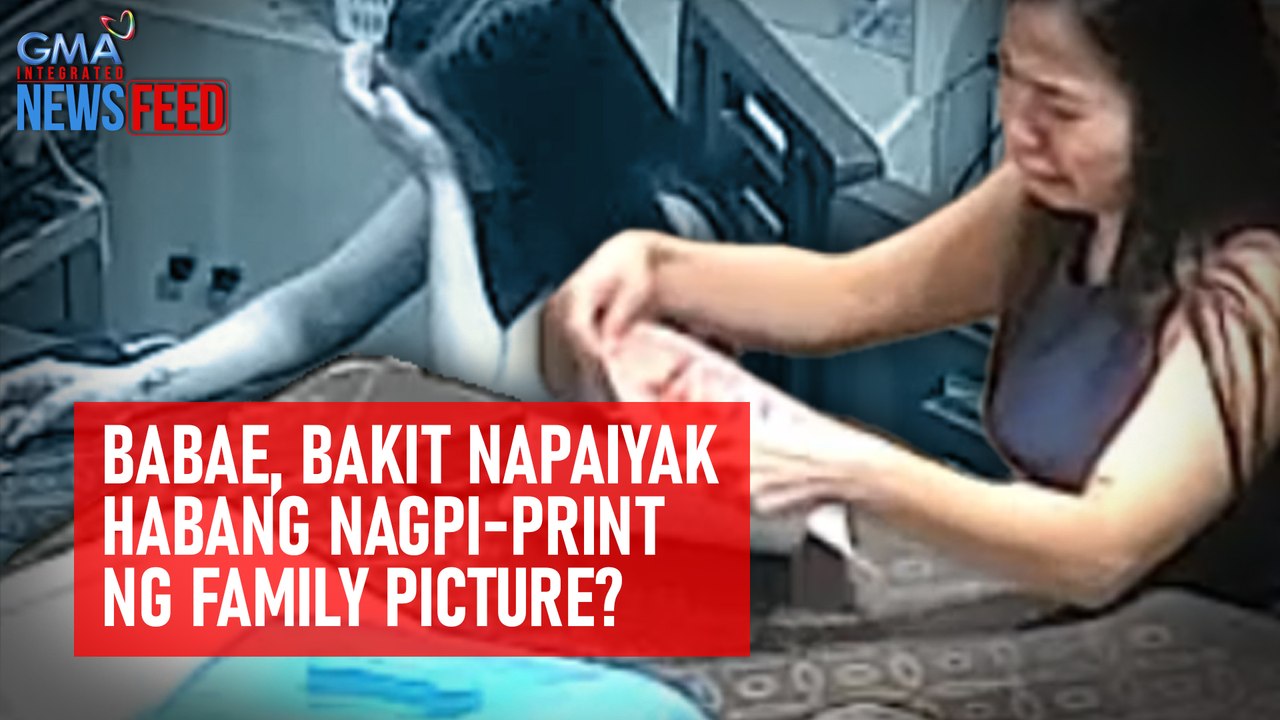 Babae, bakit napaiyak habang nagpi-print ng family picture? | GMA Integrated Newsfeed