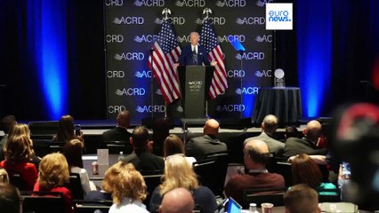 Biden acusa a Trump de causar "mucho daño" en su primer discurso desde que dejó el cargo