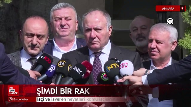 İşçi ve işveren heyetleri kamu işçisinin sözleşme görüşmeleri kapsamında toplandı