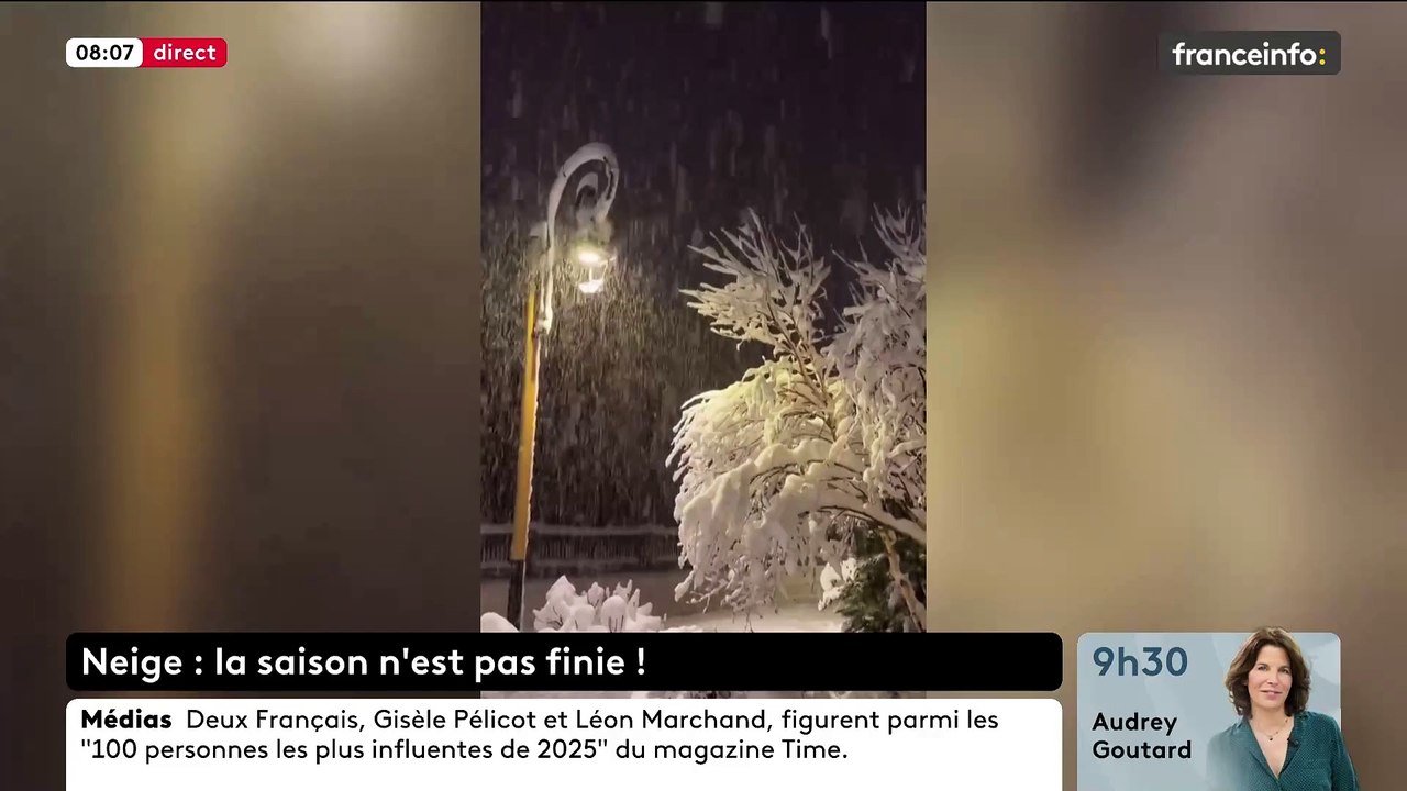 Savoie: Le département est placé en vigilance orange pour les avalanches depuis hier soir par Météo France - Regardez les images des chutes de neige - VIDEO