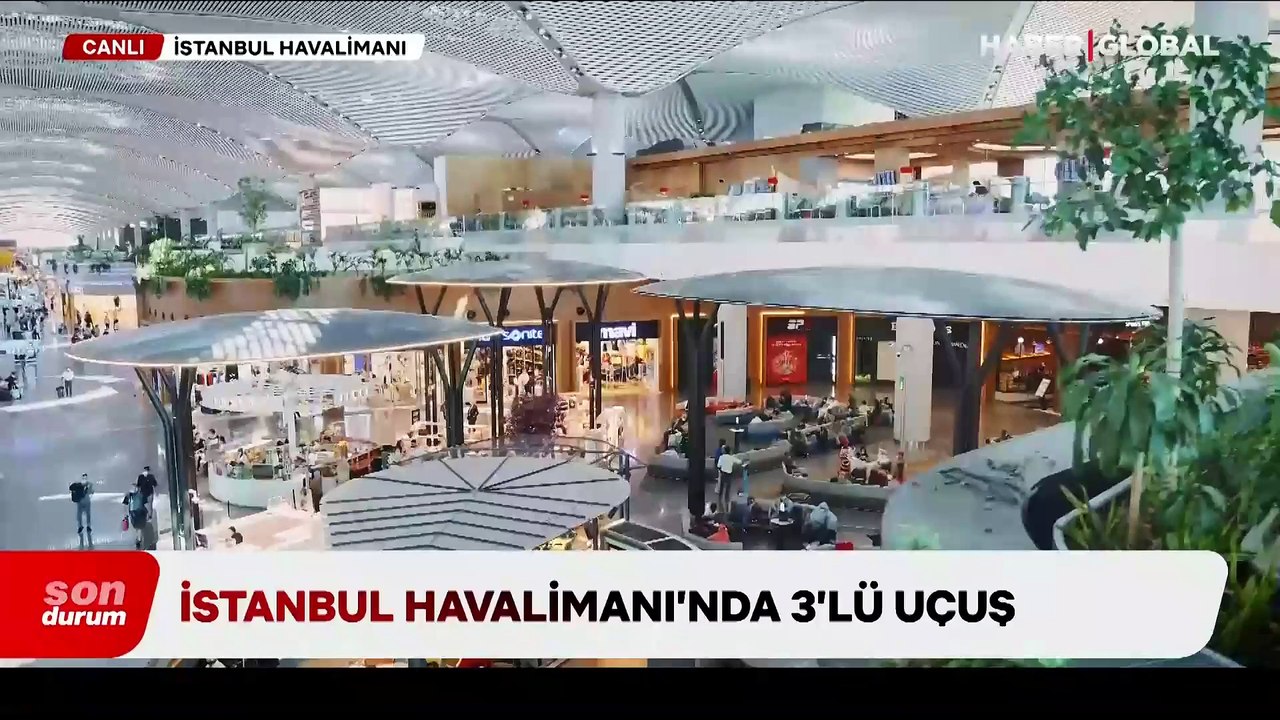 ABD'den sonra bir ilk: İstanbul Havalimanı'ndan 3'lü uçuş gerçekleştirildi