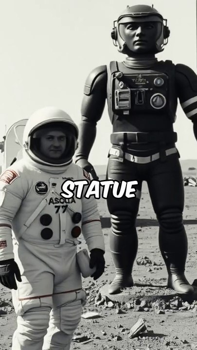 Alien Statue on the Moon