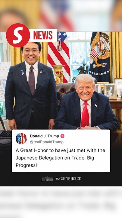 Trump touts 'big progress' after jumping into Japan tariff talks