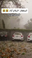 Pakistan River Updates دریاؤں کی تازہ صورت حال - اسلام آباد میں شدید ژالہ کا ایک خوفناک منظر