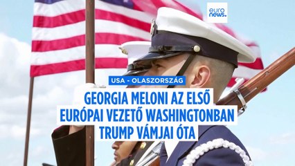 Az olasz kormányfő nem csak hazáját, az EU-t is képviseli Washingtonban