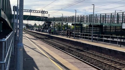 Steam loco Britannia at Severn Tunnel Junction