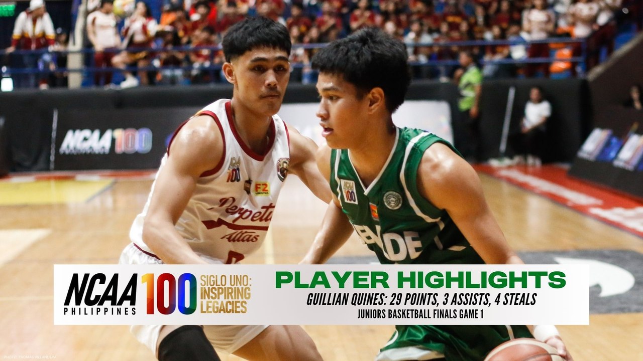 Player Highlights - Guillian Quines (Juniors Basketball Finals Game 1) _NCAA Season 100