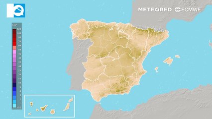 En los próximos días lloverá mucho en el interior y norte peninsular