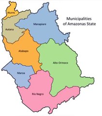 (Venezuela) Map of Amazonas State. Peta Negara Bagian Amazonas. Amazonas State Map. Map of State of Amazonas. State of Amazonas Map. Map of Amazonas. Peta Amazonas. Amazonas Map. Mapa del Estado de Amazonas. Mapa de Amazonas